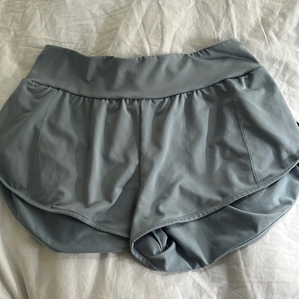 Light blue SHEIN athletic shorts